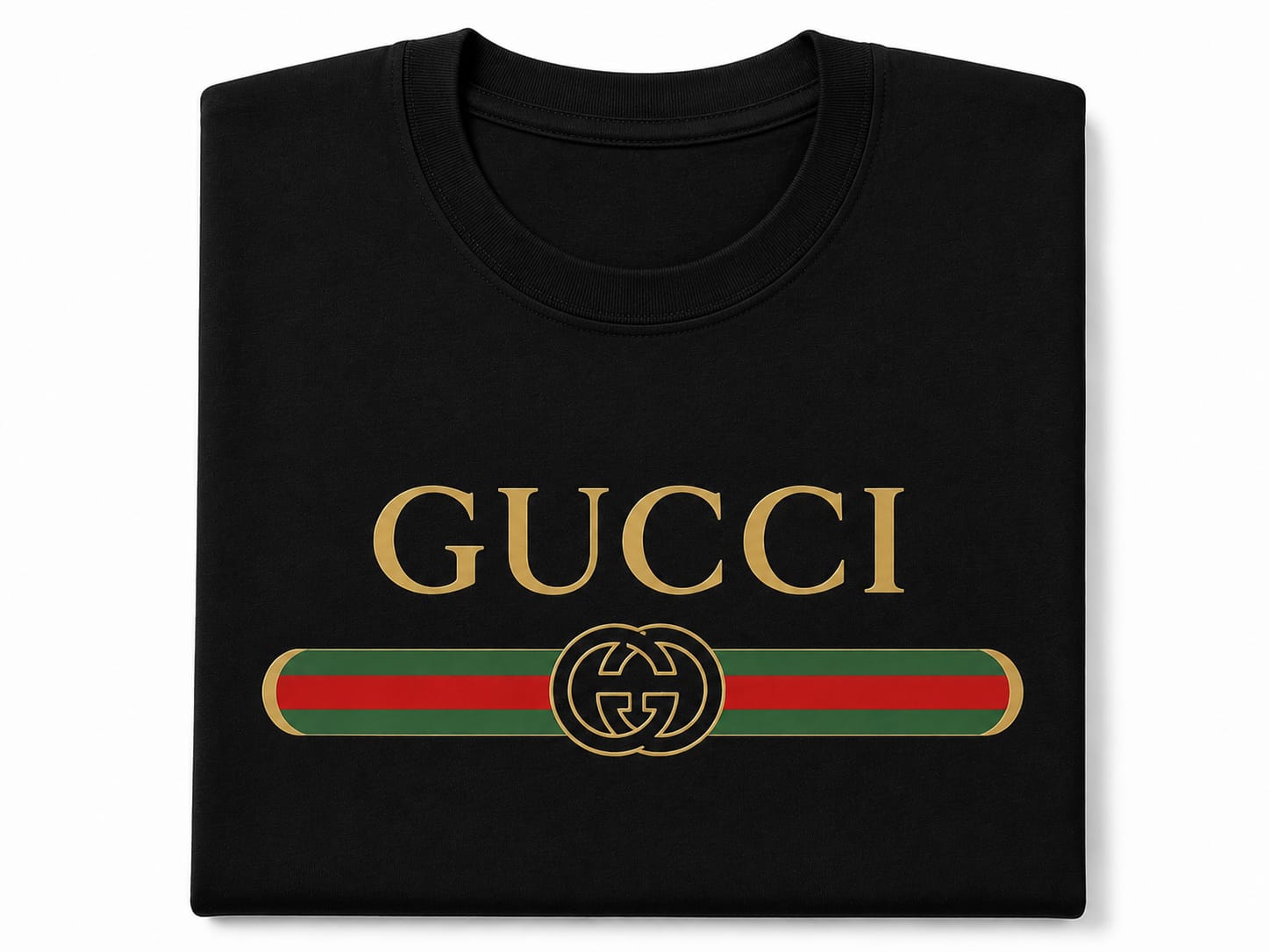 koszulka męska czarna gucci