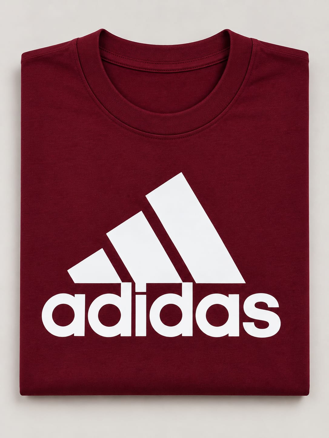 koszulka męska bordowa- adidas kostka