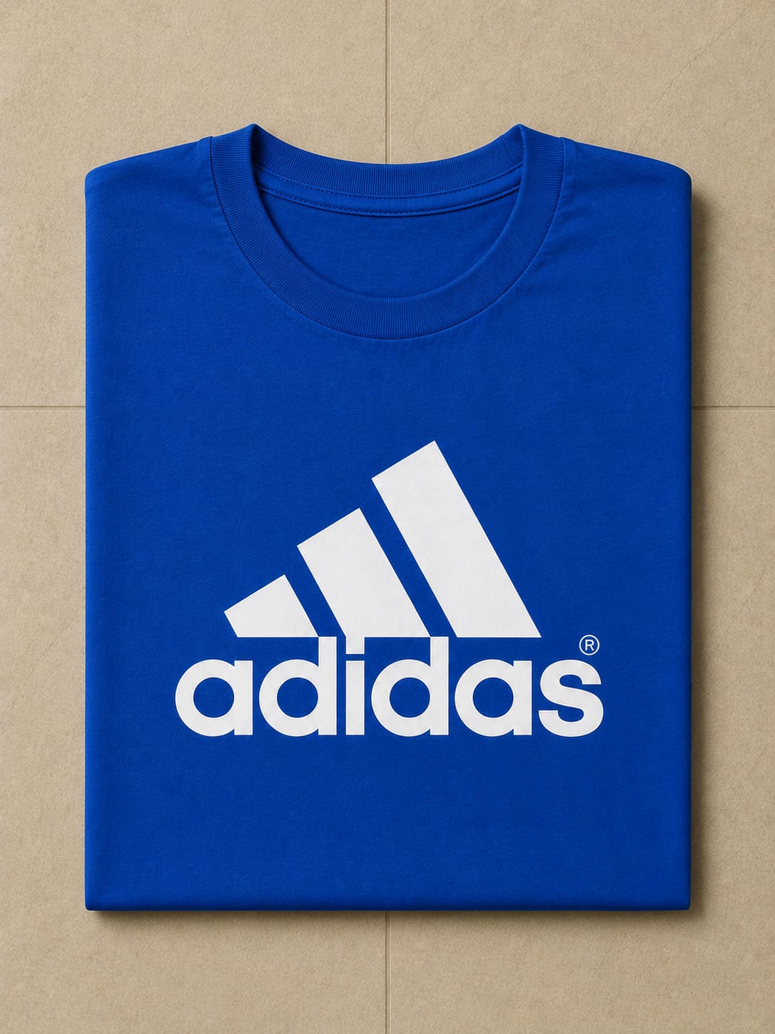 koszulka męska niebieska- adidas kostka