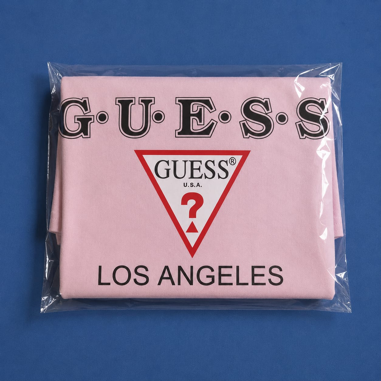 koszulka damska puder guess los angeles