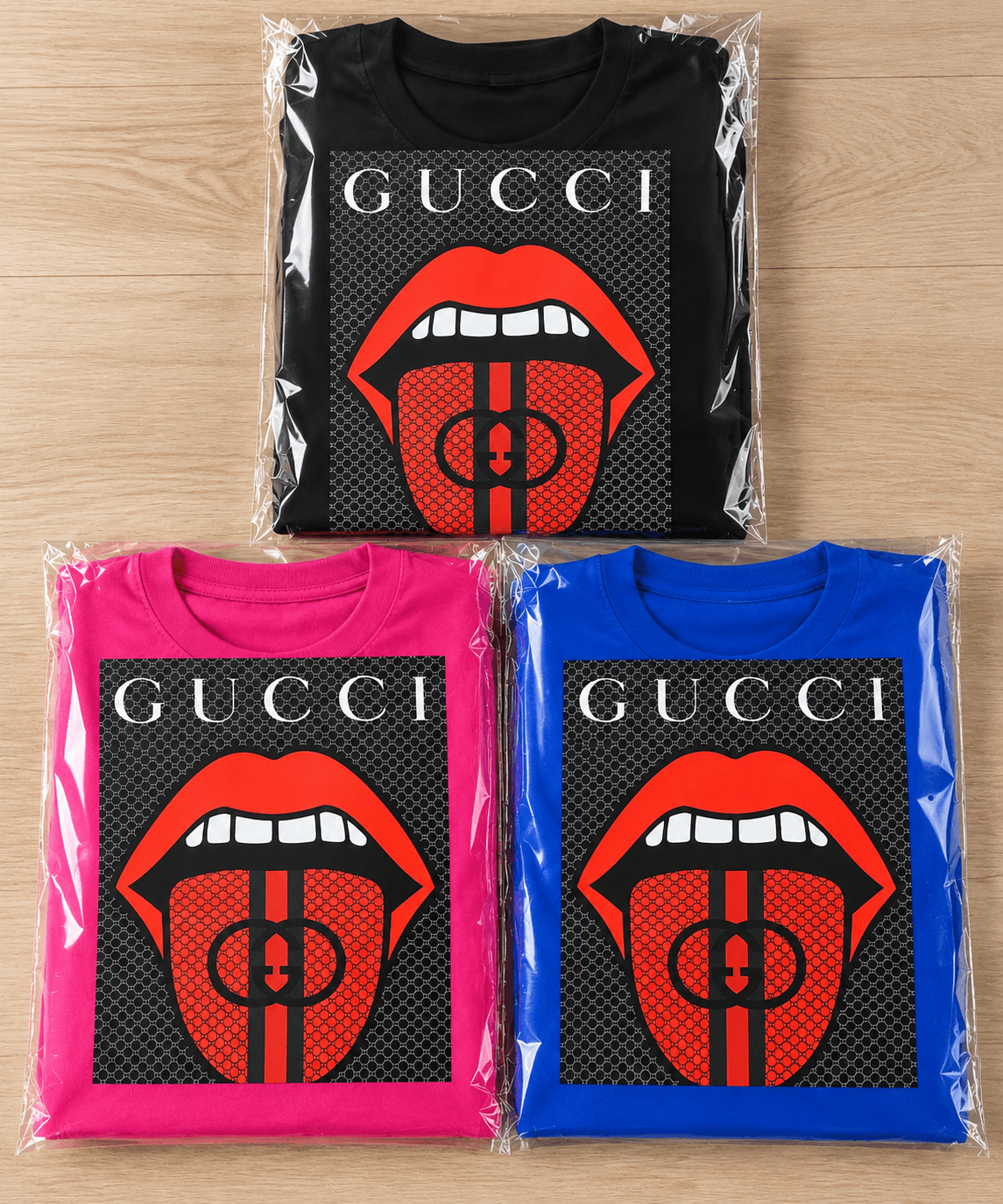 koszulka damska gucci jęzor