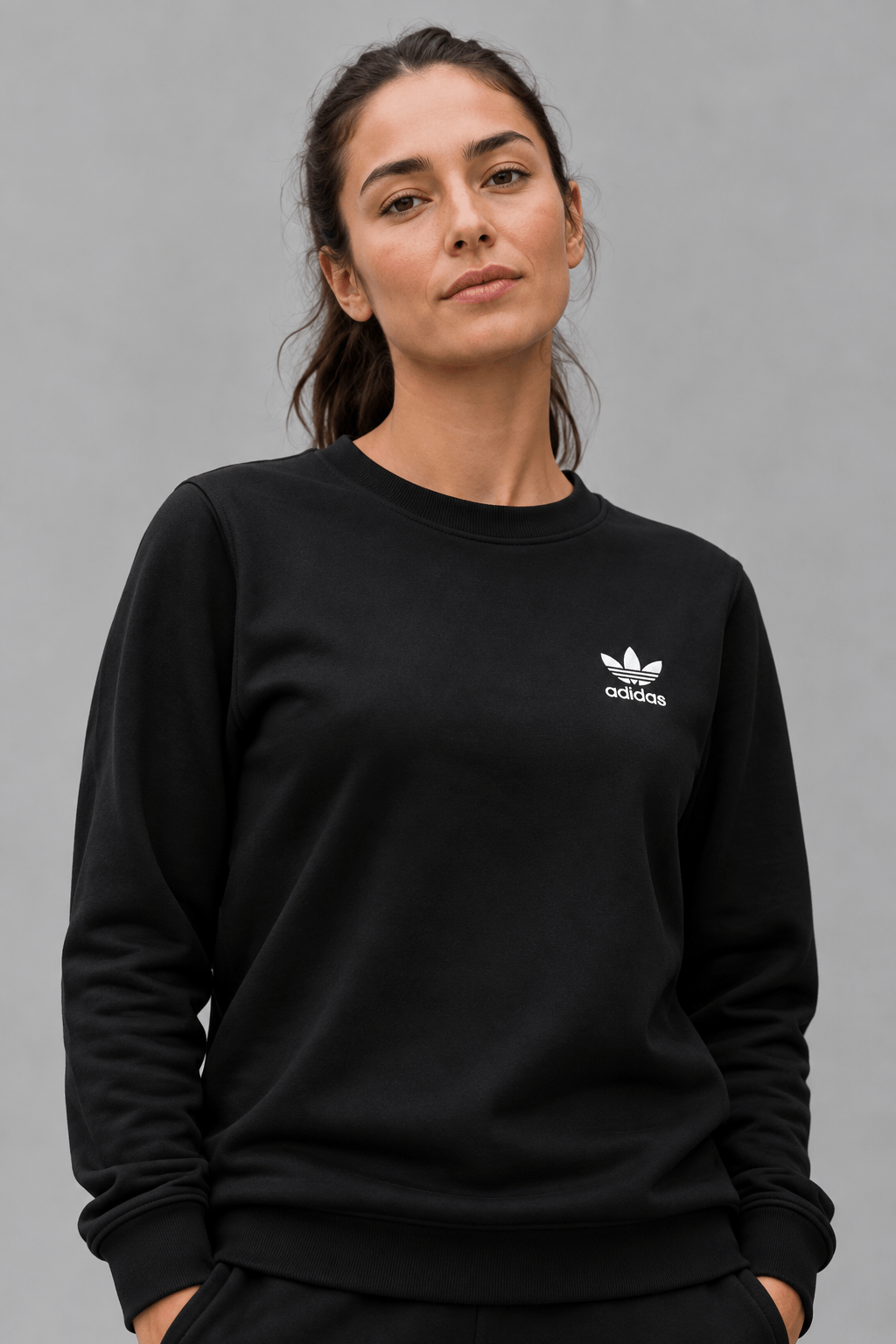bluza damska czarna adidas